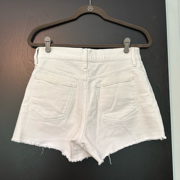 MADEWELL High-Rise Denim Short in Tile White Sz.27 - Picture 8 of 11